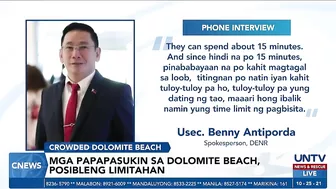 Manila Bay Dolomite Beach, muling dinagsa ng mga tao