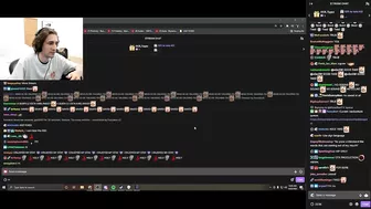 xQc's stream crashed and he's still muted after 30 minutes