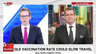 Queensland vaccination rate could slow international travel