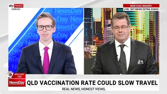 Queensland vaccination rate could slow international travel