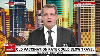 Queensland vaccination rate could slow international travel