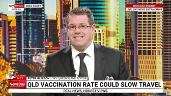 Queensland vaccination rate could slow international travel