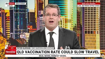 Queensland vaccination rate could slow international travel