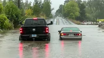 Flooded Roads, Mudslides, Rising River Make North Bay Travel Treacherous