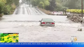 Flooded Roads, Mudslides, Rising River Make North Bay Travel Treacherous