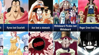 One Piece Characters Losses I Anime Senpai Comparisons