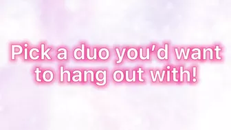 PICK AN ANIME DUO, TRIO, ETC!