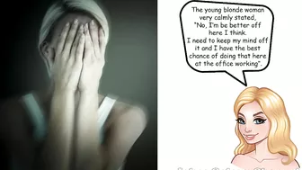 Funny Joke: Blonde Woman Crying Her Eyes Out