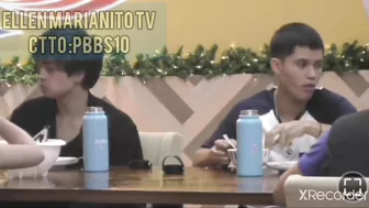 PBB CELEBRITY DAY9 || EATING TIME FOR THE HOUSEMATES