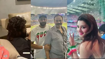 Celebrities watching #INDvPAK Match | #indiaVsPakistan | #AlluArjun #VarunTej