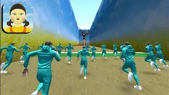 Squid Game 3D ???????????? All Levels Gameplay Trailer Android,ios New Game