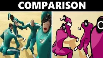 COMPARISON Pro Squid Game Players be like: