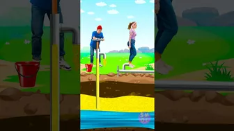 Never give up! || How to get water? || MOBILE GAME ADS BE LIKE #shorts #SMOL