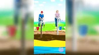 Never give up! || How to get water? || MOBILE GAME ADS BE LIKE #shorts #SMOL