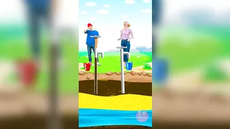 Never give up! || How to get water? || MOBILE GAME ADS BE LIKE #shorts #SMOL