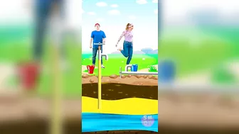 Never give up! || How to get water? || MOBILE GAME ADS BE LIKE #shorts #SMOL