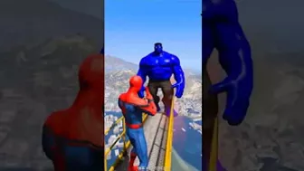 GTA 5 Funny Compilation    Spiderman VS Bad Girl Euphoria Physics 8450 #shorts