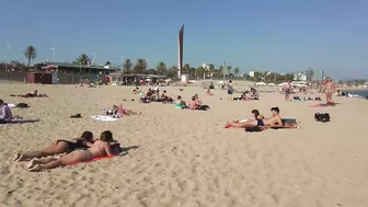 ???????? Barcelona - Spain · 4K · Bogatell Short & Quick Beach Walk ☀️????️