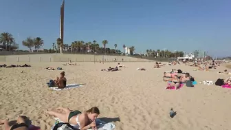 ???????? Barcelona - Spain · 4K · Bogatell Short & Quick Beach Walk ☀️????️