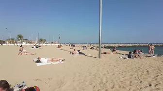 ???????? Barcelona - Spain · 4K · Bogatell Short & Quick Beach Walk ☀️????️