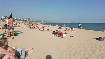 ???????? Barcelona - Spain · 4K · Bogatell Short & Quick Beach Walk ☀️????️