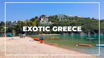 The Exotic Beach of Bella Vraka & The Islet of Mourtemeno | Sivota, Greece