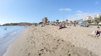 Palma Mallorca Balearic Islands - Beach Walk 4K