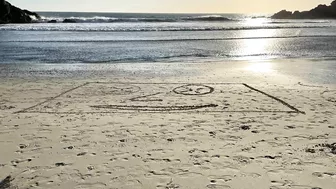 Michael's First Trip To The Beach