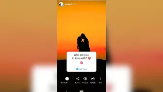 Who are you in love with ? photos on Instagram Story | Chain Story | Latest Update video !