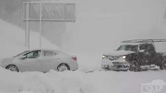 10-25-2021 Donner Pass, Ca feet of snow lead to travel nightmares on I-80- power outages