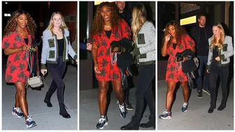 FRIENDS REUNION! SERENA WILLIAMS AND CAROLINE WOZNIACKI REUNITE AT MODEL CANDICE'S BIRTHDAY PARTY