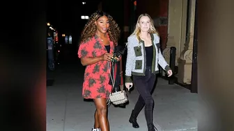 FRIENDS REUNION! SERENA WILLIAMS AND CAROLINE WOZNIACKI REUNITE AT MODEL CANDICE'S BIRTHDAY PARTY