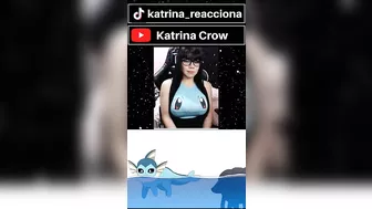 ???? Vaporeon es atrapada. #katrinacrow #pokemon #anime #animation