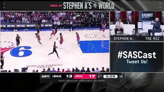 Stephen A. disagrees with The Miz's NBA All-Star Celebrity MVP take ????