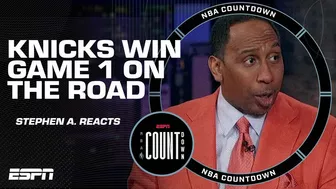 NEW YORK STAND UP ????️ - Stephen A. reacts to Knicks' Game 1 | NBA Countdown