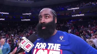 James Harden: Game 2 vs. the Nets will be the TOUGHEST game of the series | NBA on ESPN