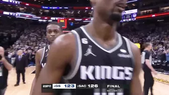 Andrew Wiggins misses open game winner & Stephen Curry misses tying shot vs Kings