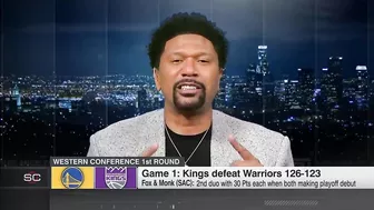 Jalen Rose is EXHAUSTED from watching Warriors vs. Kings Game 1 | SportsCenter