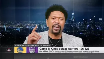 Jalen Rose is EXHAUSTED from watching Warriors vs. Kings Game 1 | SportsCenter