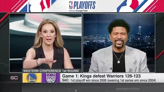 Jalen Rose is EXHAUSTED from watching Warriors vs. Kings Game 1 | SportsCenter