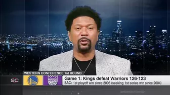 Jalen Rose is EXHAUSTED from watching Warriors vs. Kings Game 1 | SportsCenter