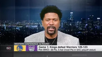 Jalen Rose is EXHAUSTED from watching Warriors vs. Kings Game 1 | SportsCenter