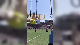 Cody Anderson Goes Unbroken In Muscle-Up Biathlon — 2014 CrossFit Games