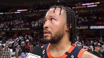 Jalen Brunson talks Game 1 win, Postgame Interview | April 15, 2023 NBA Playoffs