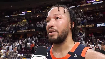 Jalen Brunson talks Game 1 win, Postgame Interview | April 15, 2023 NBA Playoffs