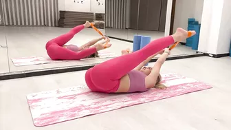 Yoga contortion. Gymnastics flex. Stretch Splits and oversplits. Flexible girl. Contortion Workout