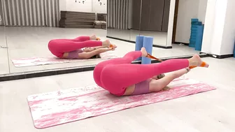 Yoga contortion. Gymnastics flex. Stretch Splits and oversplits. Flexible girl. Contortion Workout