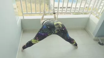 Morning Stretching Routine on My Balcony in 8k