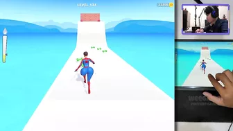 Twerk Race 3D: Running Game - Gameplay Walkthrough Part 16 - Basic Game Level 132-135 (iOS, Android)