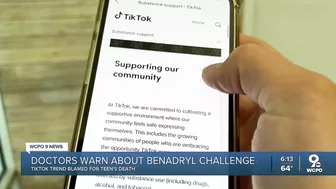 Benadryl TikTok challenge blamed for Ohio teen's death